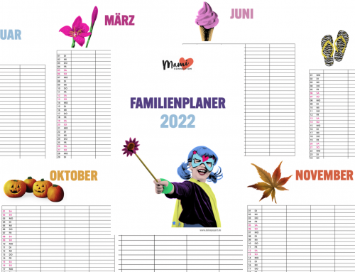 Unser Familienplaner 2022 zum Ausdrucken